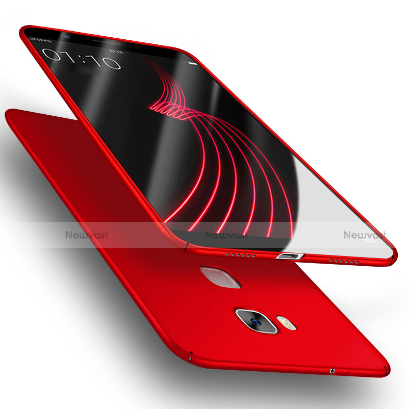 Hard Rigid Plastic Matte Finish Snap On Case M03 for Huawei Honor X5 Red