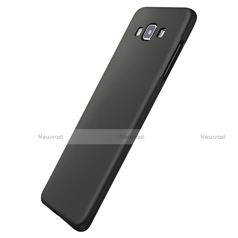 Hard Rigid Plastic Matte Finish Snap On Case M03 for Samsung Galaxy A7 SM-A700 Black