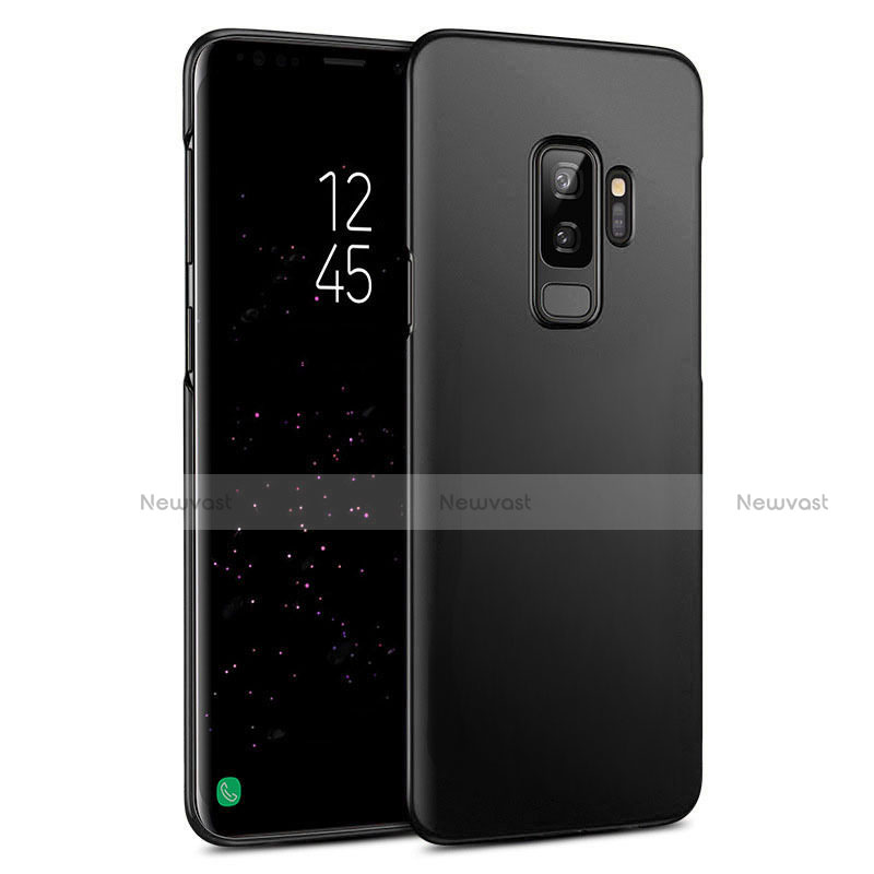 Hard Rigid Plastic Matte Finish Snap On Case M03 for Samsung Galaxy S9 Plus Black