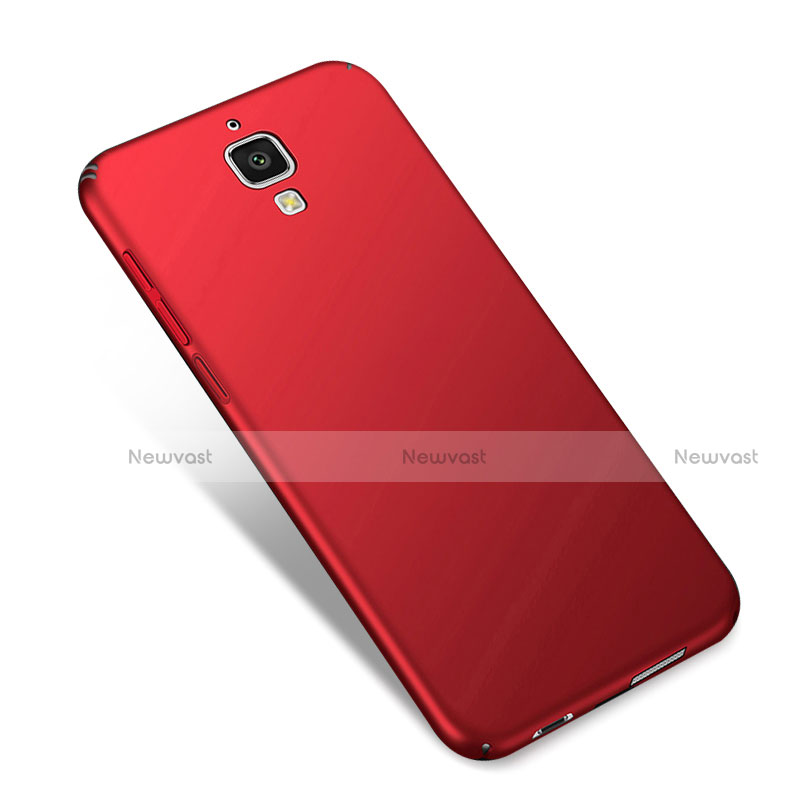 Hard Rigid Plastic Matte Finish Snap On Case M03 for Xiaomi Mi 4 LTE Red