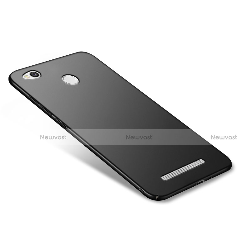 Hard Rigid Plastic Matte Finish Snap On Case M03 for Xiaomi Redmi 3 High Edition Black