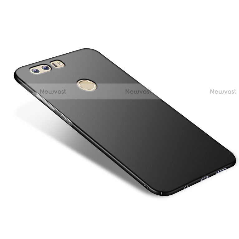 Hard Rigid Plastic Matte Finish Snap On Case M04 for Huawei Honor 8 Black