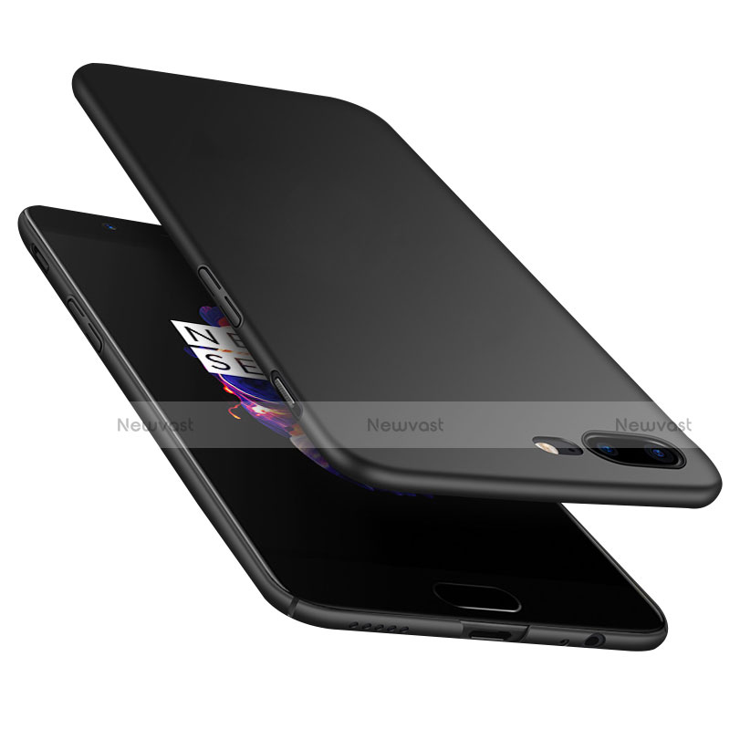 Hard Rigid Plastic Matte Finish Snap On Case M04 for OnePlus 5 Black