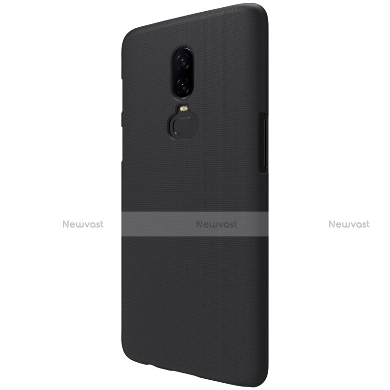 Hard Rigid Plastic Matte Finish Snap On Case M04 for OnePlus 6 Black