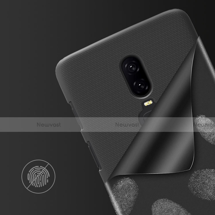 Hard Rigid Plastic Matte Finish Snap On Case M04 for OnePlus 6 Black