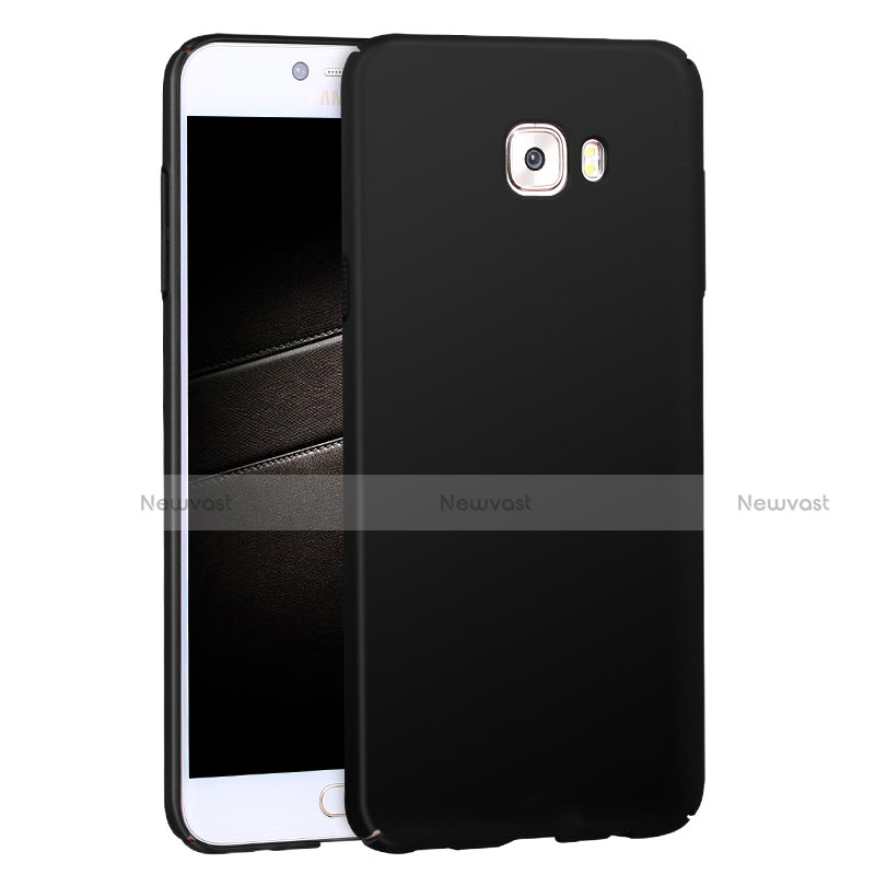 Hard Rigid Plastic Matte Finish Snap On Case M04 for Samsung Galaxy C5 Pro C5010 Black