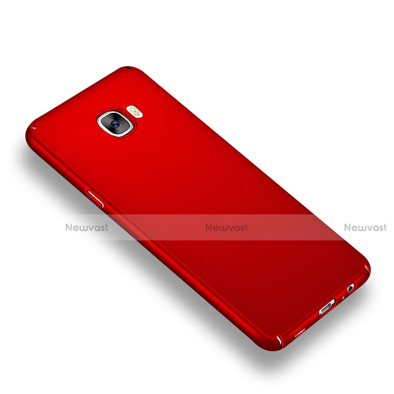 Hard Rigid Plastic Matte Finish Snap On Case M04 for Samsung Galaxy C5 SM-C5000 Red