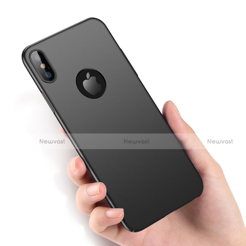 Hard Rigid Plastic Matte Finish Snap On Case M05 for Apple iPhone Xs Black