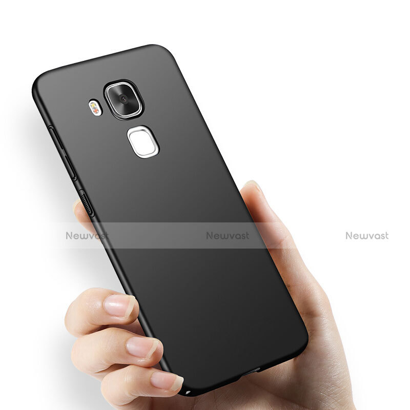 Hard Rigid Plastic Matte Finish Snap On Case M05 for Huawei G9 Plus Black