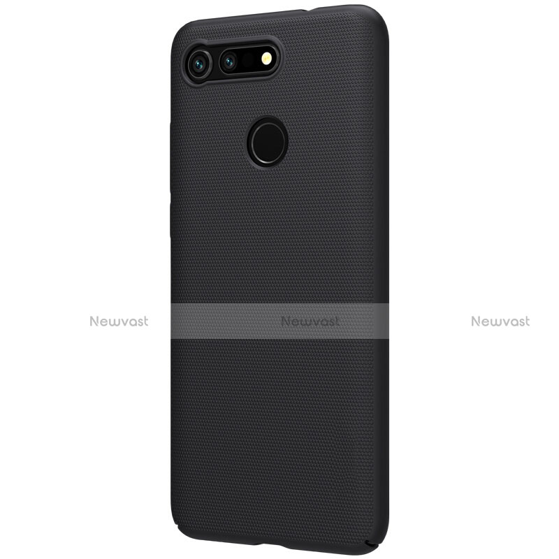 Hard Rigid Plastic Matte Finish Snap On Case M05 for Huawei Honor V20 Black