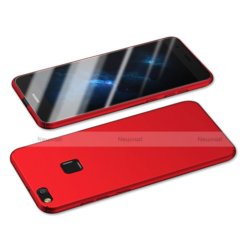 Hard Rigid Plastic Matte Finish Snap On Case M05 for Huawei P8 Lite (2017) Red