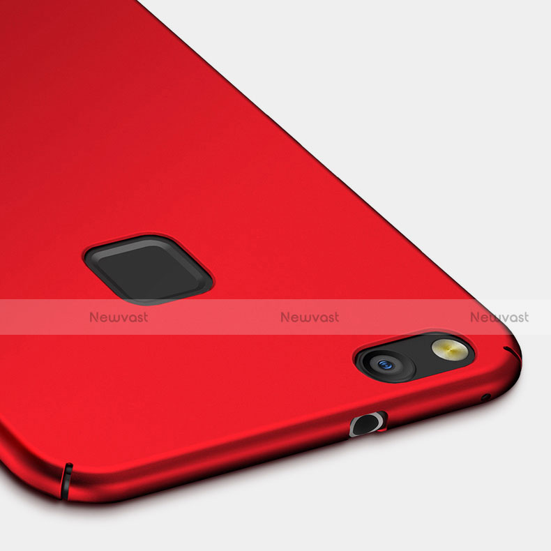 Hard Rigid Plastic Matte Finish Snap On Case M05 for Huawei P8 Lite (2017) Red