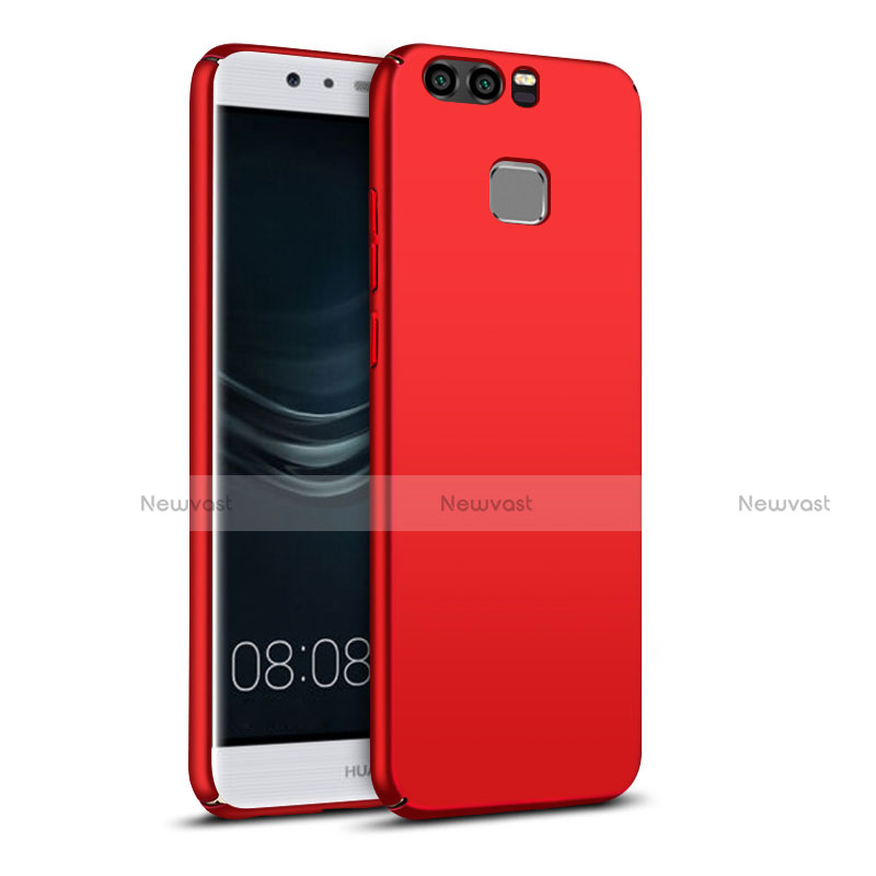 Hard Rigid Plastic Matte Finish Snap On Case M05 for Huawei P9 Plus Red