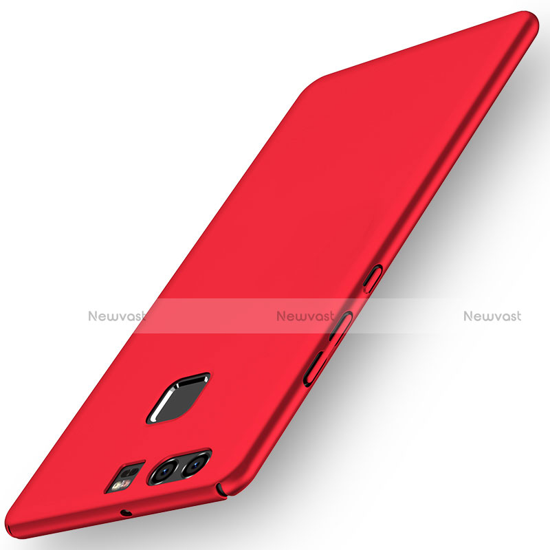 Hard Rigid Plastic Matte Finish Snap On Case M05 for Huawei P9 Plus Red