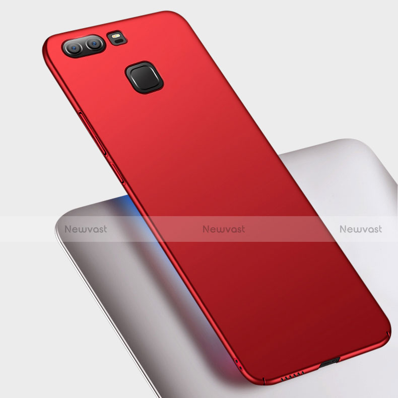 Hard Rigid Plastic Matte Finish Snap On Case M05 for Huawei P9 Plus Red