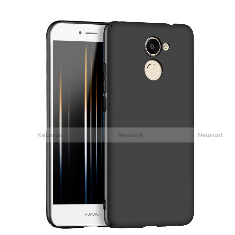 Hard Rigid Plastic Matte Finish Snap On Case M05 for Huawei Y7 Prime Black