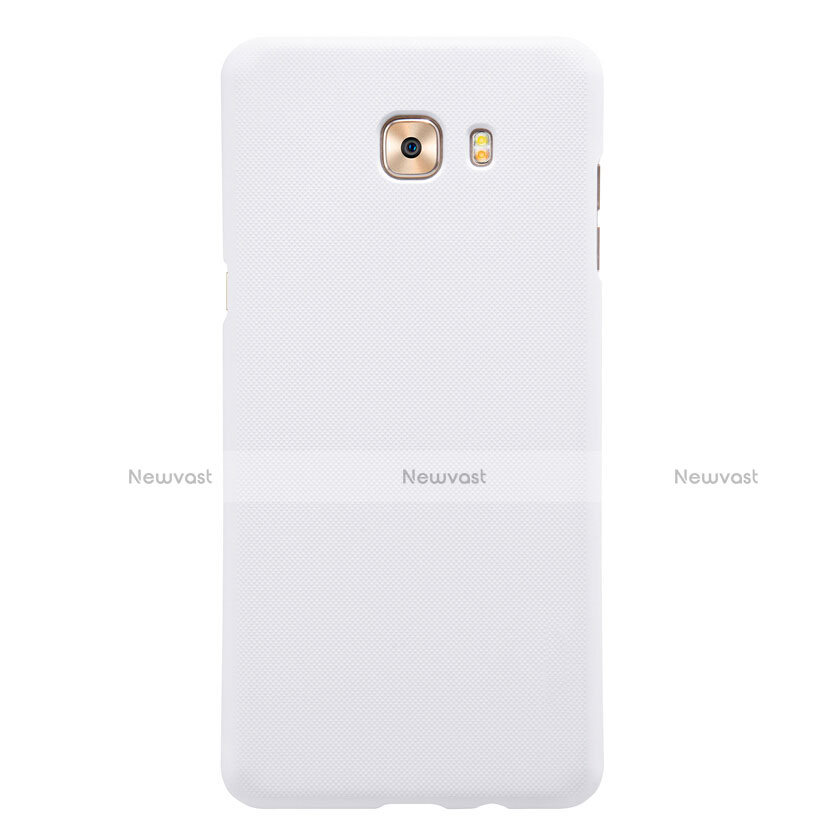 Hard Rigid Plastic Matte Finish Snap On Case M05 for Samsung Galaxy C9 Pro C9000 White