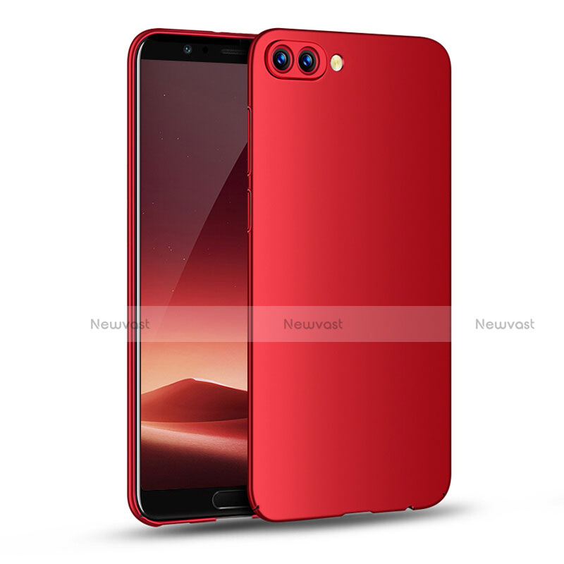 Hard Rigid Plastic Matte Finish Snap On Case M06 for Huawei Honor V10 Red