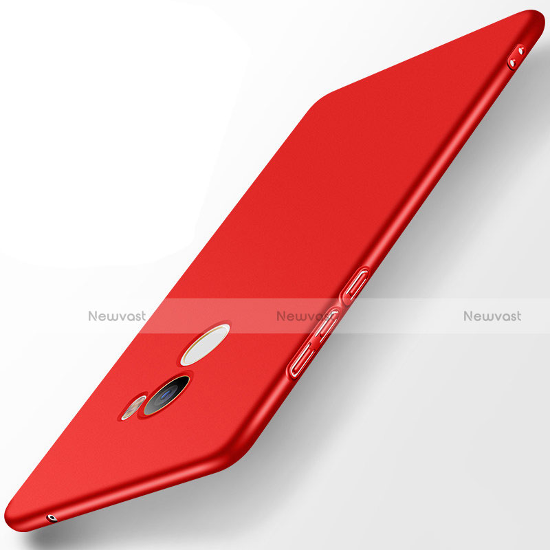 Hard Rigid Plastic Matte Finish Snap On Case M06 for Xiaomi Mi Mix 2 Red