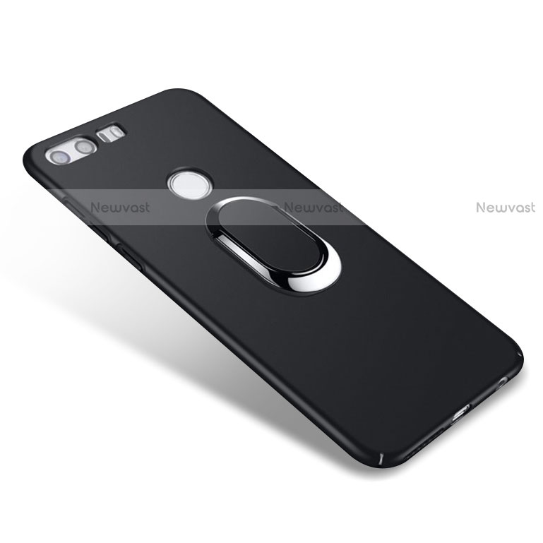 Hard Rigid Plastic Matte Finish Snap On Case M07 for Huawei Honor 8 Black