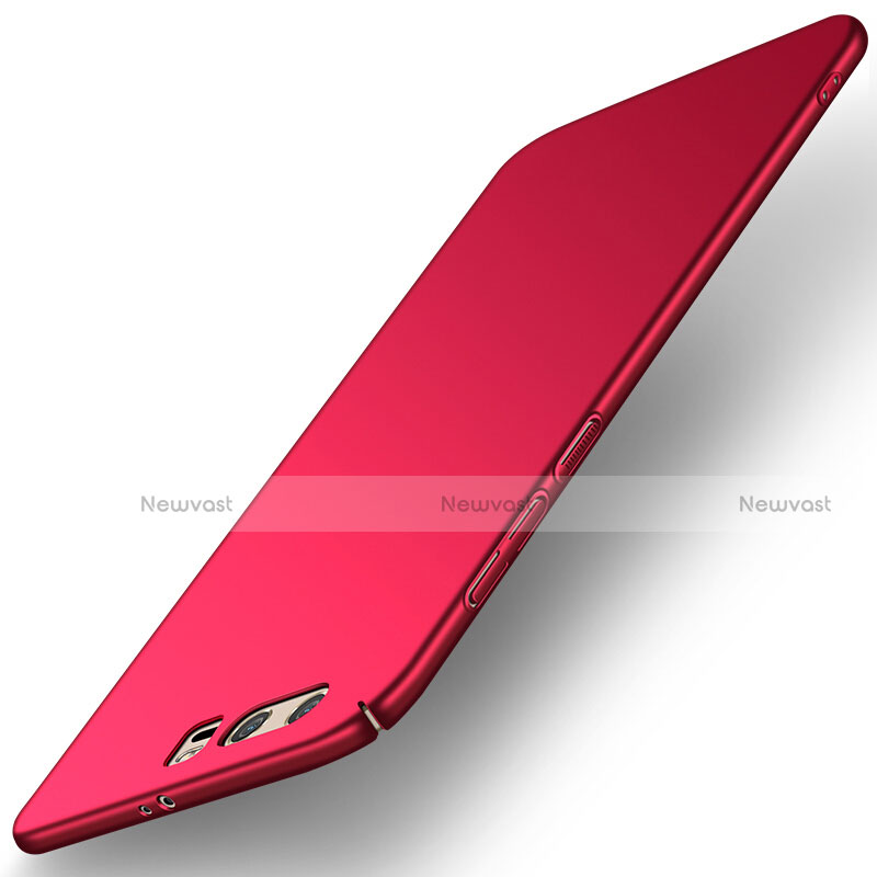 Hard Rigid Plastic Matte Finish Snap On Case M07 for Huawei Honor 9 Premium Red