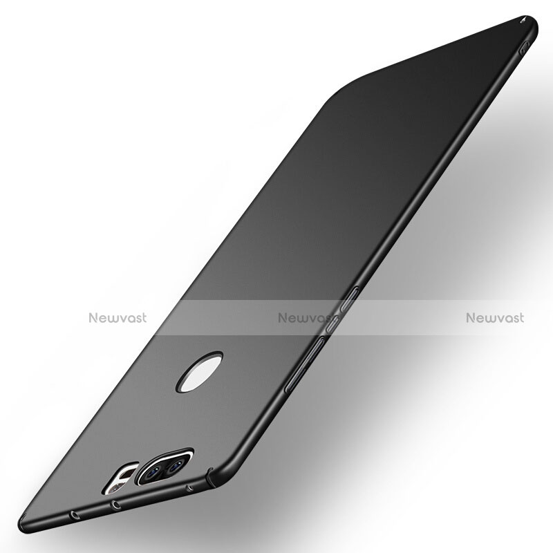 Hard Rigid Plastic Matte Finish Snap On Case M07 for Huawei Honor V8 Black