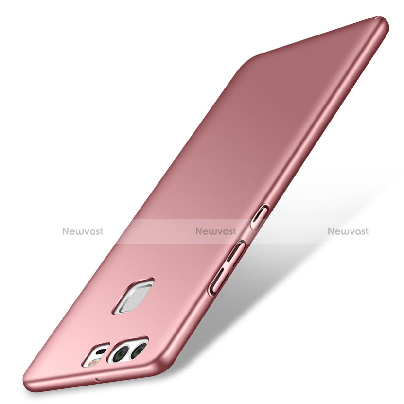 Hard Rigid Plastic Matte Finish Snap On Case M07 for Huawei P9 Pink