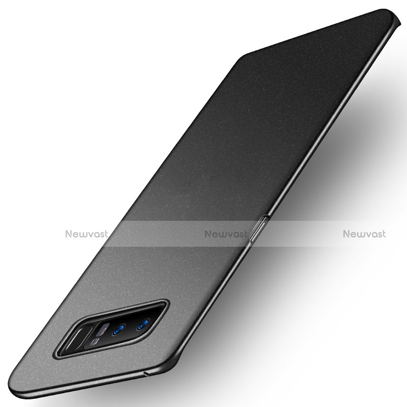 Hard Rigid Plastic Matte Finish Snap On Case M07 for Samsung Galaxy Note 8 Black