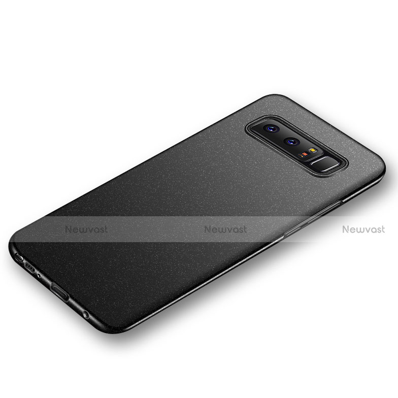 Hard Rigid Plastic Matte Finish Snap On Case M07 for Samsung Galaxy Note 8 Duos N950F Black