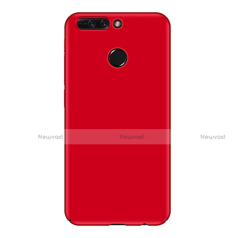 Hard Rigid Plastic Matte Finish Snap On Case M08 for Huawei Honor 9 Premium Red