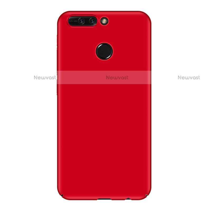 Hard Rigid Plastic Matte Finish Snap On Case M08 for Huawei Honor 9 Red