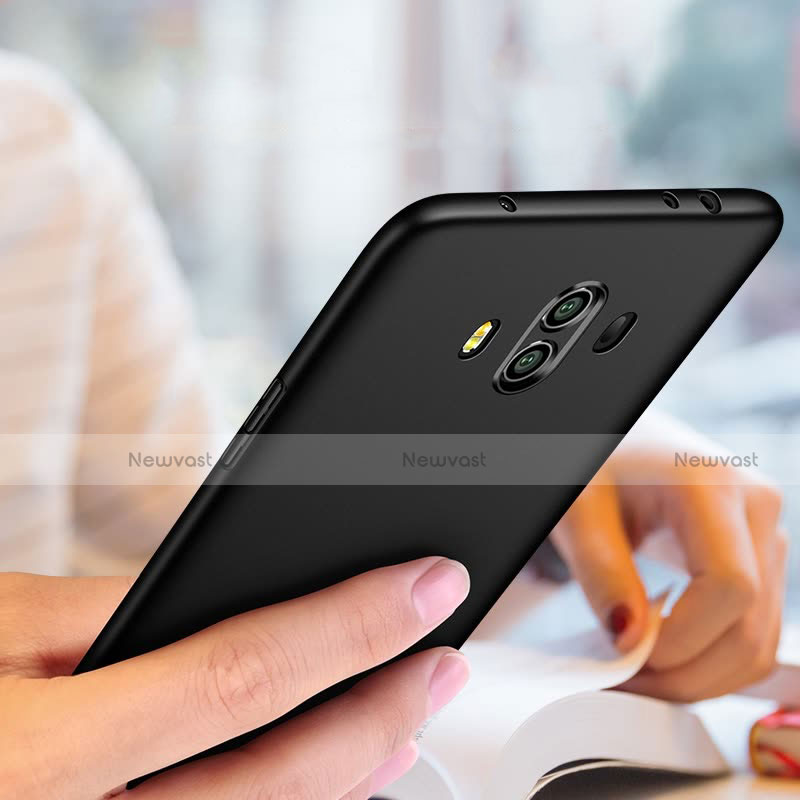 Hard Rigid Plastic Matte Finish Snap On Case M08 for Huawei Mate 10 Black