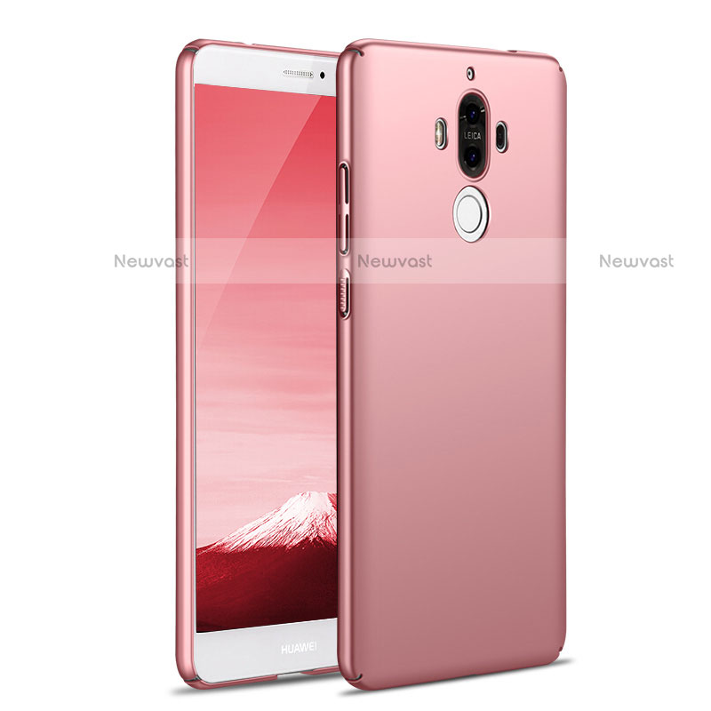 Hard Rigid Plastic Matte Finish Snap On Case M08 for Huawei Mate 9 Pink