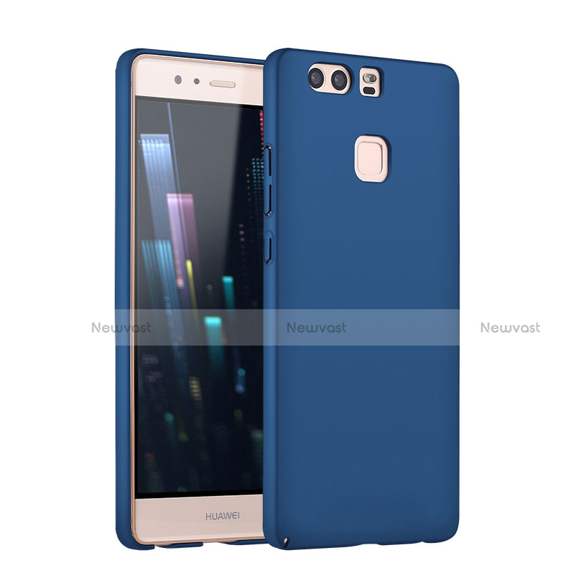 Hard Rigid Plastic Matte Finish Snap On Case M08 for Huawei P9 Plus Blue