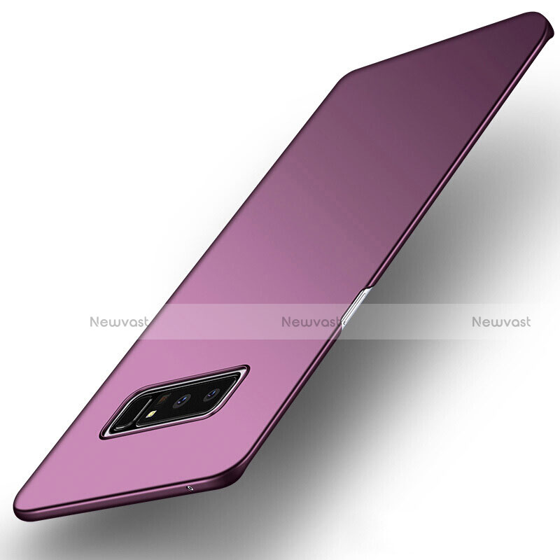 Hard Rigid Plastic Matte Finish Snap On Case M09 for Samsung Galaxy Note 8 Duos N950F Purple