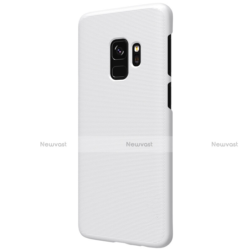 Hard Rigid Plastic Matte Finish Snap On Case M09 for Samsung Galaxy S9 White