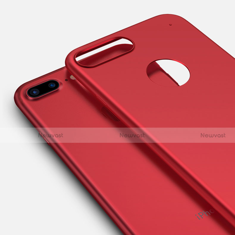 Hard Rigid Plastic Matte Finish Snap On Case M11 for Apple iPhone 7 Plus Red