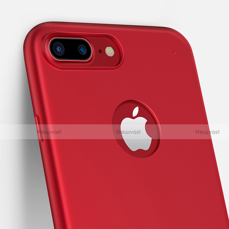 Hard Rigid Plastic Matte Finish Snap On Case M11 for Apple iPhone 8 Plus Red