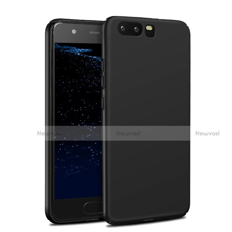 Hard Rigid Plastic Matte Finish Snap On Case M11 for Huawei P10 Black