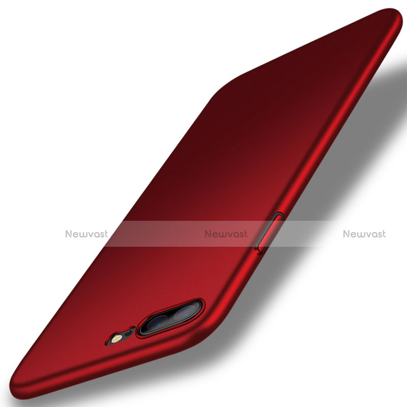 Hard Rigid Plastic Matte Finish Snap On Case M12 for Apple iPhone 8 Plus Red