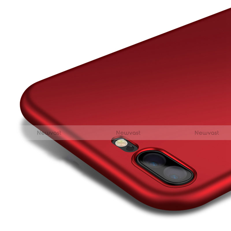 Hard Rigid Plastic Matte Finish Snap On Case M12 for Apple iPhone 8 Plus Red