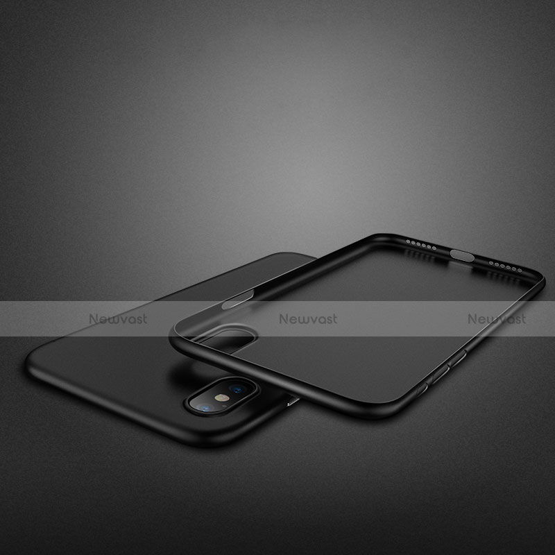 Hard Rigid Plastic Matte Finish Snap On Case M12 for Apple iPhone Xs Black