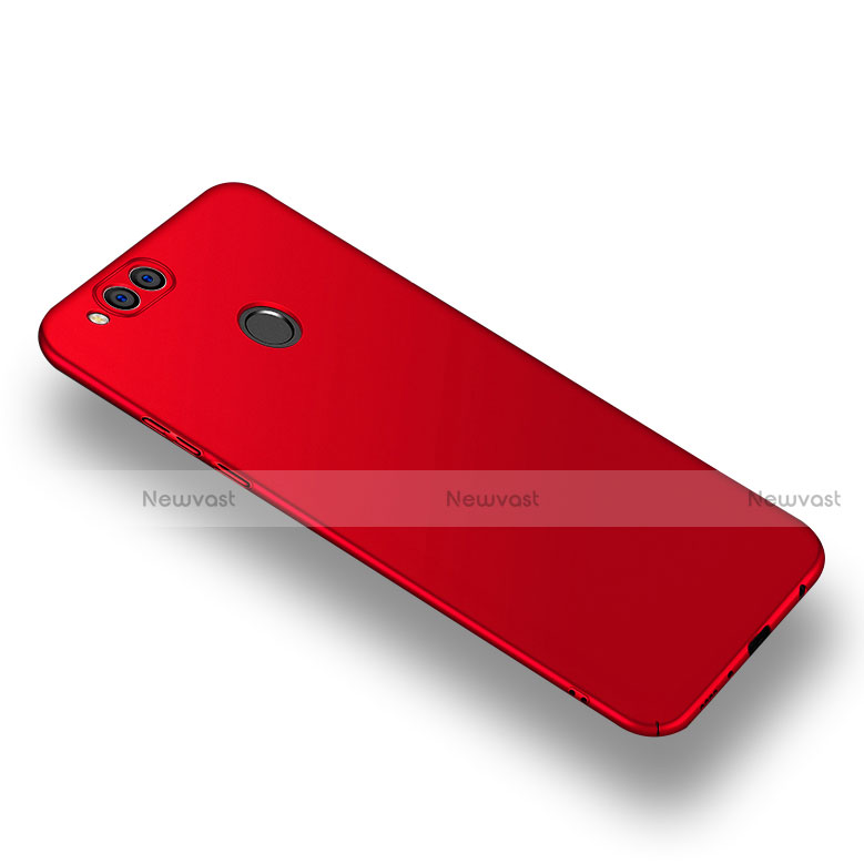 Hard Rigid Plastic Matte Finish Snap On Case M12 for Huawei Honor 7X Red