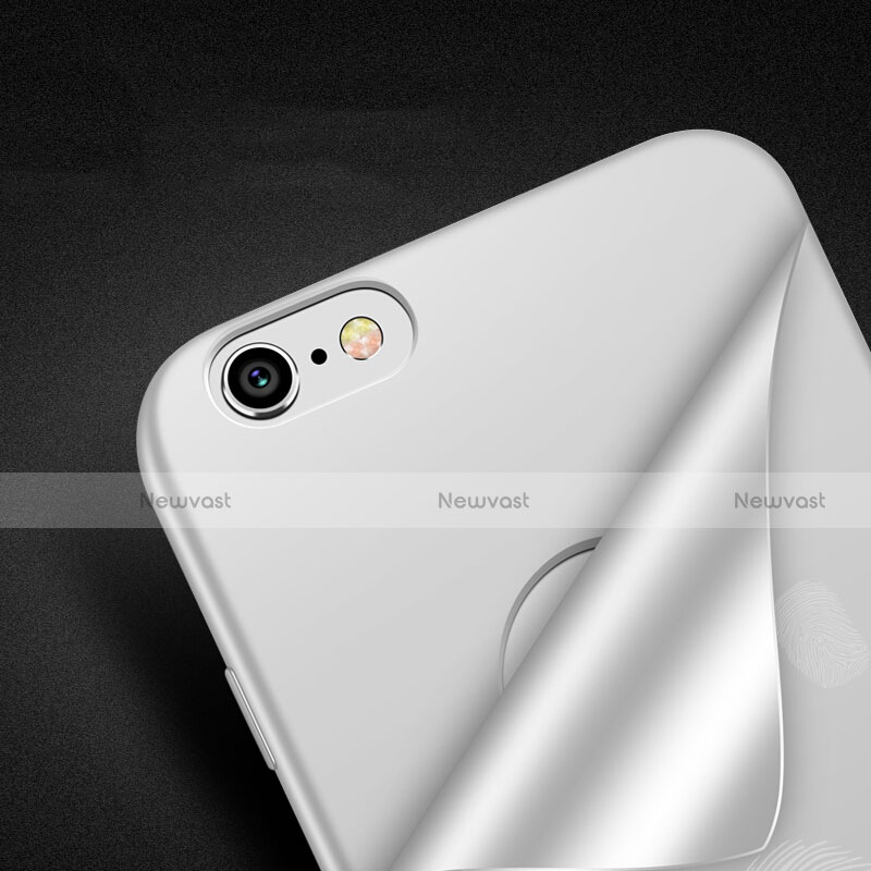 Hard Rigid Plastic Matte Finish Snap On Case P01 for Apple iPhone 6 White
