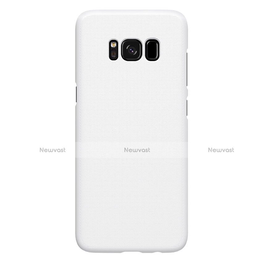 Hard Rigid Plastic Matte Finish Snap On Case P01 for Samsung Galaxy S8 Plus White