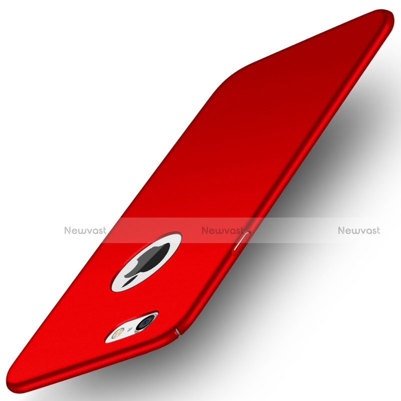 Hard Rigid Plastic Matte Finish Snap On Case P02 for Apple iPhone 6 Plus Red