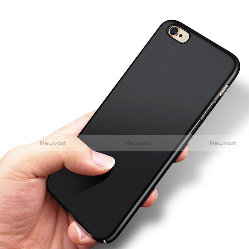 Hard Rigid Plastic Matte Finish Snap On Case P04 for Apple iPhone 6 Plus Black