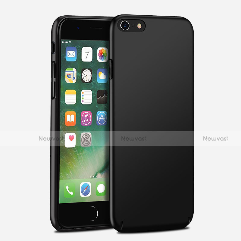 Hard Rigid Plastic Matte Finish Snap On Case P07 for Apple iPhone 6 Plus Black