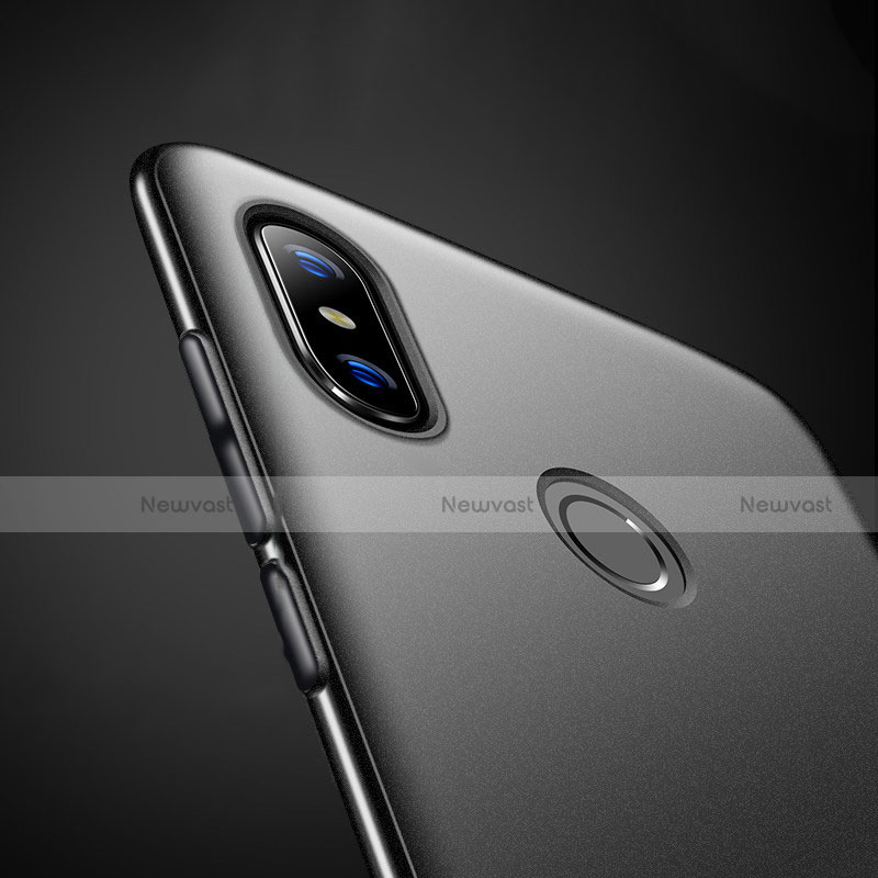 Hard Rigid Plastic Matte Finish Snap On Case Q03 for Xiaomi Mi 8 Black