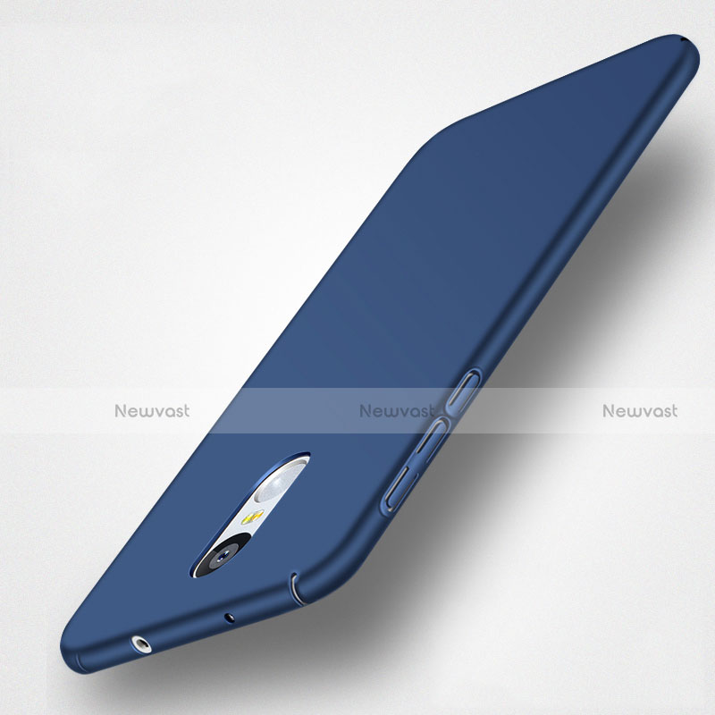 Hard Rigid Plastic Matte Finish Snap On Case Q03 for Xiaomi Redmi Note 4 Standard Edition Blue